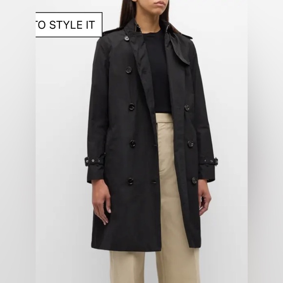 Burberry Women's Midnight Double-Breasted Trench Coat - Picture 1 of 16